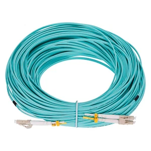 LC-LC OM3 LSZH 50Meter Fiber Patch Cable TRANSCEIVER Fiber Optic Jumper - Picture 1 of 6