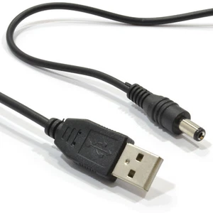USB to DC Power Cable -USB 2.0 for 2.1mm x 5.5mm 5v 2A 2000mA 0.5m [008770] - Afbeelding 1 van 7