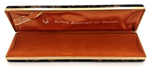 Vintage Bulova Accutron EXCLUSIVE Watch Box Case - Picture 1 of 6