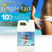 Belloccio Simple Tan Half Gallon Bottle of Professional Salon Sunless Tanning...