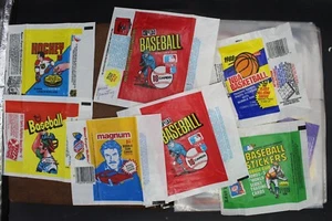 Großes Konvolut 70er Jahre bis jetzt Baseball Hockey Bball Wachspackung Wickel 125 insgesamt - Bild 1 von 6