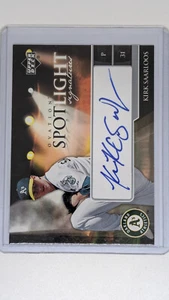 2006 Upper Deck Ovation Spotlight Signatures Kirk Saarloos SS-KS - Bild 1 von 2