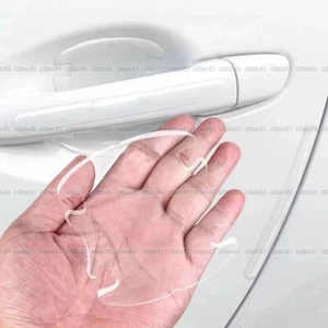 8x Invisible Car Door Handle Scratch Protector Cover Anti-collision Accessories - Foto 1 di 10