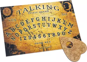 Wiccan Star Wooden Ouija Board Game with Planchette and Detailed Instruction - Picture 1 of 12