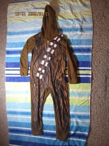 Star Wars Chewbacca Unisex One Piece Size Medium Brown Long Sleeve - Picture 1 of 3
