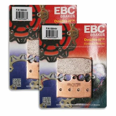 4 PASTIGLIE FRENO ANTERIORE SINTER EBC FA158HH Suzuki GSX-R 750 2000 2002 - Immagine 1 di 3
