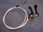 SHIMANO POSITRON 5 SPEED INDEXED STEM MOUNTED SHIFTERS + CORRECT CABLE - 1983