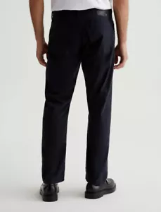 Pantaloni sateen elasticizzati AG Jeans Graduate slim gamba dritta su misura ceduti 33 X 34 - Foto 1 di 16