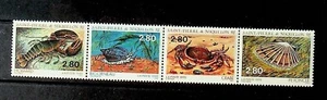 St. PIERRE & MIQUELON Sc 616 NH STRIP (FOLDED) OF 2012 - SEA LIFE - (AF24) - Picture 1 of 1