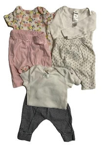 6 Pc baby girl clothes 0-3months Multi Brand bundle - Picture 1 of 6