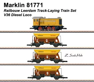 Marklin 81771 Z Scale Diesel Locomotive Train Set Railbouw Leerdam *NEW *USA - Picture 1 of 2