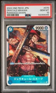 OP01-070 One Piece CCG TCG Romance Dawn Dracule Mihawk PSA 10 SR Japanese - Bild 1 von 5