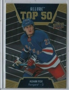 ADAM FOX 2019-20 Upper Deck Allure Top 50 ROOKIE 