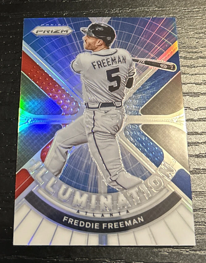 2021 Panini Prizm Freddie Freeman Illumination Silver Prizm