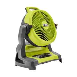 NEW Ryobi 18V Cordless 7-1/2in Bucket Top Misting Quiet Versatile Fan TOOL ONLY - Picture 1 of 12