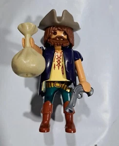 PLAYMOBIL FIGURA PIRATA CON MONEDAS Y PISTOLA - 3/3/19 - Picture 1 of 1