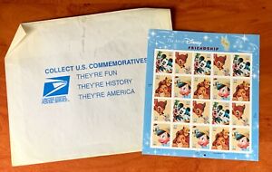 The Art of Disney Friendship Stamps 37 Cent USPS 2003 & Commemoratives Envelope