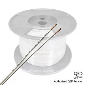 QED MICRO Performance White OFC Speaker Cable - Price per Metre Unterminated - Picture 1 of 7