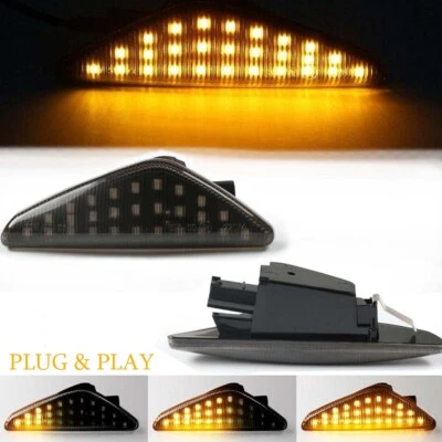 For BMW X5 X6 F25 E70 E71 X3 E72 Dynamic LED Side Marker Blinker Signal Light 2x - Imagem 1 de 4