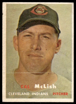 1957 Topps #364 Cal McLish Rookie Cleveland Indians VGEX 47145 - Image 1 of 2