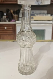 Vintage Art Deco ORANGE QUENCH Embossed Soda Bottle 1931 6.5 Oz Wm. Taylor & Son - Picture 1 of 14