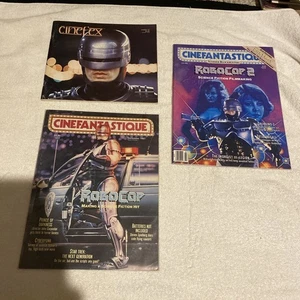 Cinefex Magazine # 32 ROBOCOP and CINEFANTASTIQUE ROBOCOP 1 and 2 Lot. - Picture 1 of 11