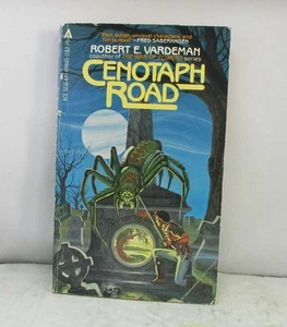 Copie dédicacée signée de Cénotaphe Road par Robert E Vardeman (1983) - Photo 1/6