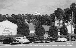 RPPC 1952 Main Exchange Keesler Air Force Base 1950s Postcard Biloxi Mississippi - Picture 1 of 2