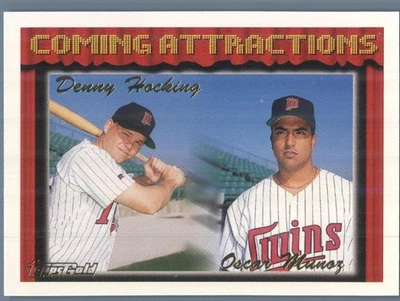 1994 Topps #771 Denny Hocking / Oscar Munoz CA Gold - Image 1 of 2