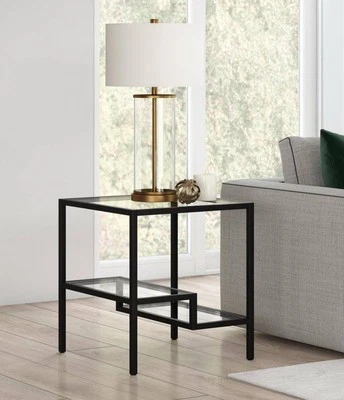 Mesa auxiliar Lovett bronce ennegrecido de Hudson & Canal modelo ST0313 Foto 1 de 3