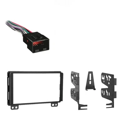 Fits Lincoln Aviator 2003 DDIN Harness Radio Dash Kit - Early Production - Image 1 of 3