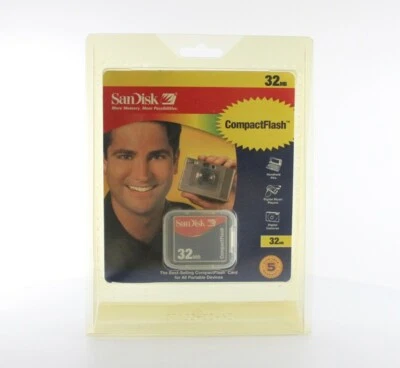 Rare for Collectors Only - Sandisk CF 32MB Compact Flash Card (SDCFB-32-485) - Image 1 of 2