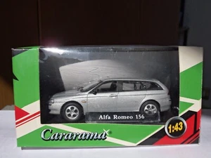 Cararama-scala-1/43- Alfa Romeo 156- -colore argento-- Nuova/Box - Foto 1 di 5