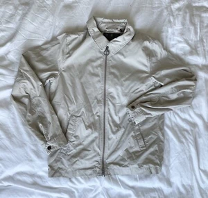 BARBOUR BEIGE KHAKI CASUAL COLLARED JACKET MEDIUM M - Picture 1 of 4
