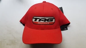 TAG METALS HA-5083-LG LOGO HAT RED LARGE / XLARGE NEW - Picture 1 of 4