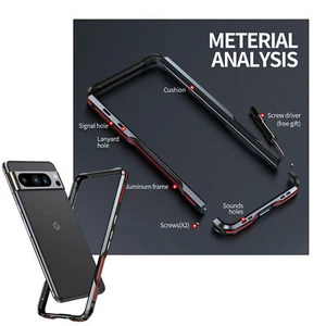 For Google 9 ProXL/9/8Pro Shockproof Aluminium Metal Bumper Frame Case w/ Screws - Picture 1 of 15