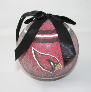 Arizona Cardinals NFL Light-up LED Christmas Ornament Ball Shape - Picture 1 of 3