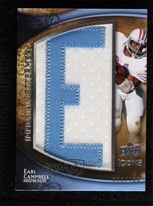 2009 Upper Deck Icons Immortal Lettermen /100 Earl Campbell #IL-EC.2 HOF