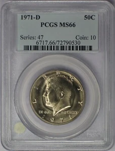 1971-D 50c Kennedy Half Dollar - PCGS MS 66 - Picture 1 of 2