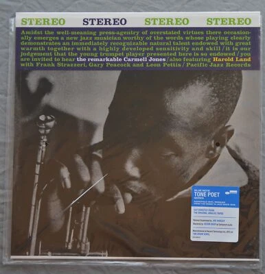Carmell Jones The Remarkable AAA Pacific Jazz Records ST-29 Vinyl LP 2023 NM Foto 1 de 4
