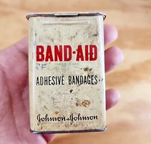 Vintage 1950's Johnson & Johnson Band-Aid Tin - Picture 1 of 11
