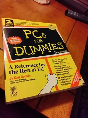 PCs For Dummies 5th Edition by Dan Gookin 1997 Paperback - Image 1 of 2