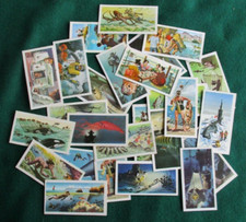 The Sea our other World Brooke Bond Tea cards 1974 Part set 