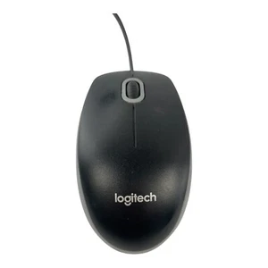 Logitech Wired USB Optical Mouse for Windows PC MAC & More M-U0026 - Black/Grey - Picture 1 of 5