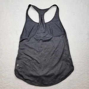 Lululemon Tank Top Womens 4 Gray Fabled Forest Tank Lightweight Yoga Gym Workout - Picture 1 of 8