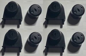 4x IKEA Besta Wall Mounting Spacers + 4x Screw-on Caps Part 141414 141413 - Picture 1 of 1