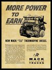 1962 Mack Trucks NEW Metal Sign: Mack 711 Thermodyne Diesel Engine Picture