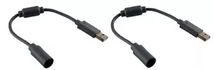 XBOX 360 Wired Controller USB Breakaway Cable 2 Pack - Picture 1 of 3
