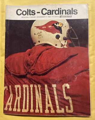 Baltimore Colts vs. St. Louis Cardinals (NFL) November 17, 1968 Official Program - Image 1 of 4