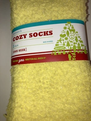 Calcetines acogedores de felpa suave OLD NAVY para mujer nuevos con etiquetas - ¡Haz grandes regalos! Rellenadores de medias Foto 1 de 4